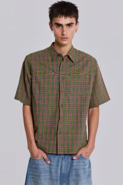 Acid Short Sleeve Shirt-Jaded London Discount