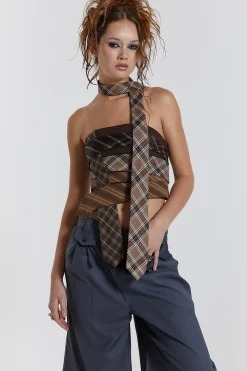 All Tied Up Wrap Around Corset Tie Top-Jaded London Online