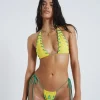 Amarela Laced Edge Halter Neck Bikini Top-Jaded London Hot