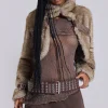 Ara Wide Eyelet Leather Belt-Jaded London Shop