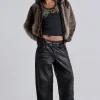Ash Faux Leather Colossus Trousers-Jaded London Shop