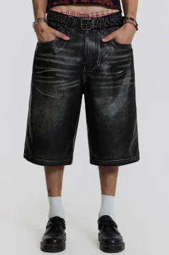 Ash Faux Leather Colossus Shorts-Jaded London Best Sale