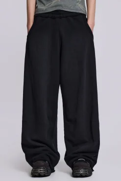 Black Baggy Monster Joggers-Jaded London Cheap