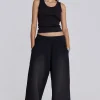 Black Baggy Monster Joggers-Jaded London Shop
