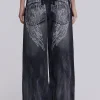 Black Ethereal Colossus Jeans-Jaded London Online