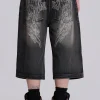 Black Ethereal Colossus Jorts-Jaded London Online