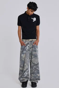 Black Frat Polo-Jaded London Hot