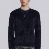 Black Ominous Knit Jumper-Jaded London Store