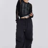 Black Parachute Cargo Pants-Jaded London Outlet