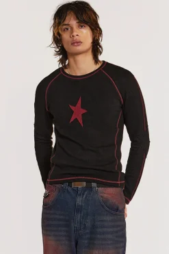 Black Starstruck Tee-Jaded London Store