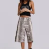 Boa Snake Print Colossus Jorts-Jaded London Online