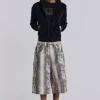 Boa Snake Print Colossus Jorts-Jaded London Sale