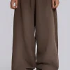 Brown Baggy Monster Joggers-Jaded London Sale