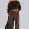 Brown Baggy Monster Joggers-Jaded London Best