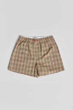 Brown Check Boxer-Jaded London Sale