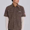 Brown Check Scout Shirt-Jaded London Cheap