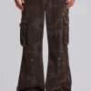 Brown Trooper Cargo Pants-Jaded London Cheap
