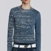 Burnout Handwritten Long Sleeve Tee-Jaded London Best Sale