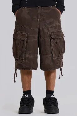 Cadet Brown Camo Shorts-Jaded London Best