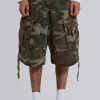 Cadet Camo Shorts-Jaded London Hot