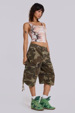 Cadet Camo Shorts-Jaded London Best Sale