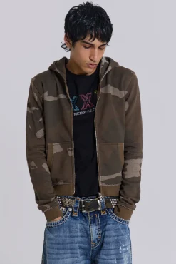 Camo Mini Monster Hoodie-Jaded London Cheap