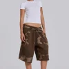 Camo Monster Jogger Shorts-Jaded London Cheap