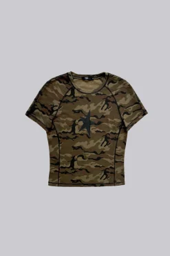 Camo Starstruck Tee-Jaded London Cheap