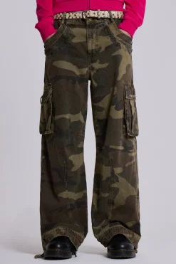 Camo Trooper Cargo Pants-Jaded London Shop