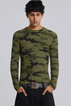 Camo Vault Knit-Jaded London Best Sale