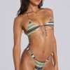 Carina Stripe Micro Bikini Top-Jaded London Store