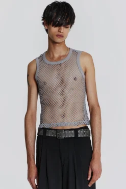 Chain Grey Vest-Jaded London Sale