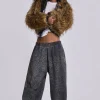 Charcoal Leopard Monster Joggers-Jaded London Fashion