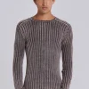 Chocolate Brown Vault Knit-Jaded London Outlet