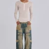 '07 Contrast Cargo Jeans-Jaded London Hot