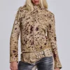 Cowhide Real Leather Piston Jacket-Jaded London Sale