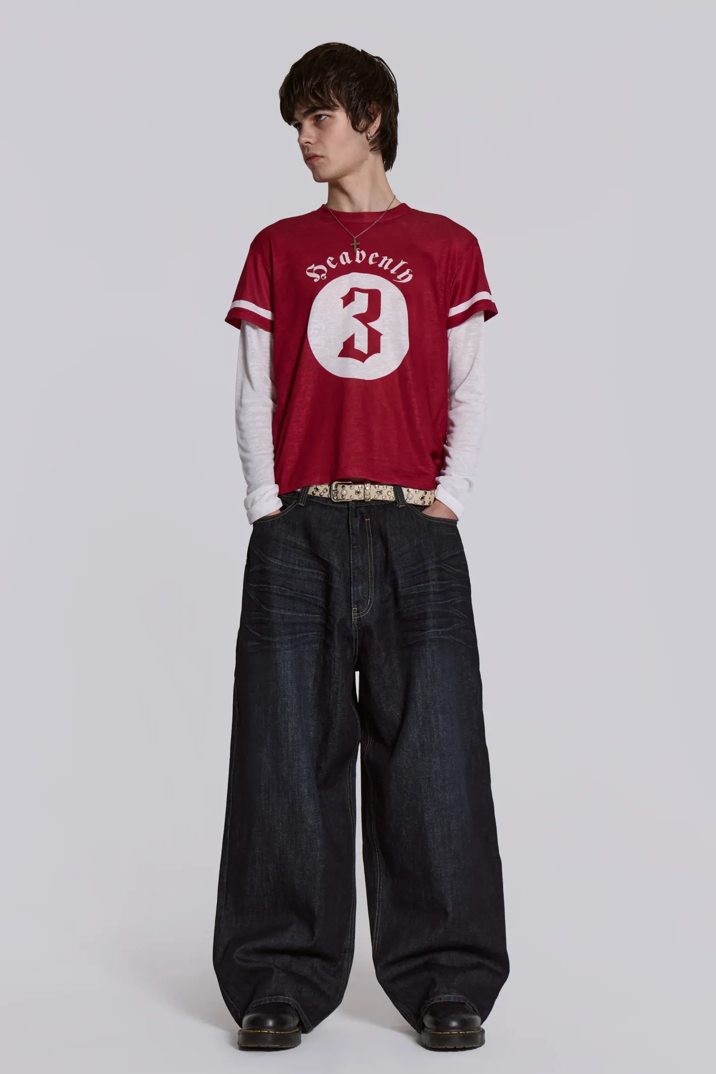 Creased Indigo XL Colossus Jeans-Jaded London Sale