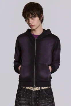 Deep Purple Fade Mini Monster Hoodie-Jaded London Shop