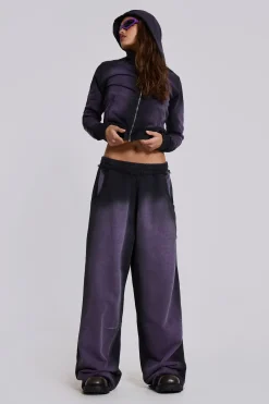 Deep Purple Fade Mini Monster Hoodie-Jaded London Discount