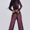 Deep Red Fade Mini Monster Hoodie-Jaded London Sale