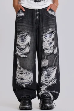 Double Layer Camo XL Colossus Jeans-Jaded London Cheap