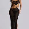 Echo Crochet Maxi Dress-Jaded London Cheap