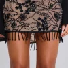 Ellora Embellished Mini Skirt-Jaded London Fashion