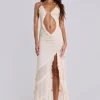 Fatale Maxi Dress In Vanilla-Jaded London Best Sale