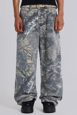 Forest Camo Colossus Jeans-Jaded London Cheap