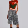 Forest Camo Colossus Jorts-Jaded London New