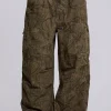 Forest Camo Parachute Pants-Jaded London Flash Sale