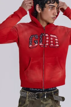 'GOD' Mini Monster Hoodie-Jaded London Cheap
