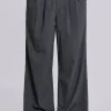 Goliath Grey Suit Pants-Jaded London Store