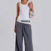 Goliath Light Grey Pinstripe Suit Pants-Jaded London Sale